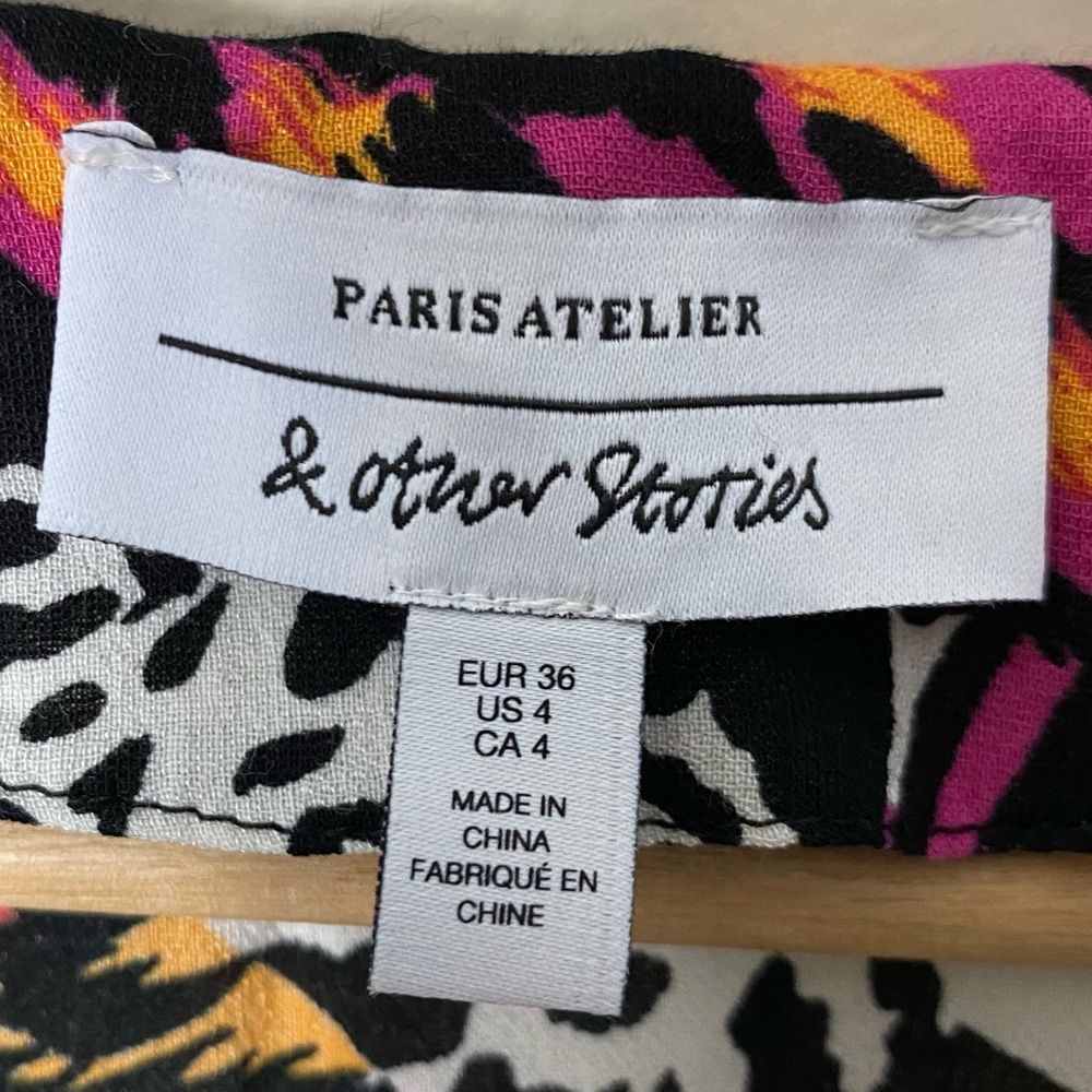 & Other Stories Feather Print Maxi Dress - US - Picture 15 of 16